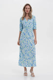 SHORT SLEEVE MIDI DRESS