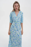 SHORT SLEEVE MIDI DRESS