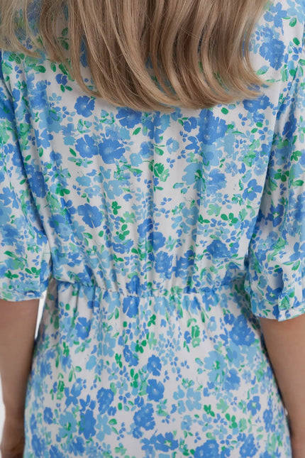 SHORT SLEEVE MIDI DRESS