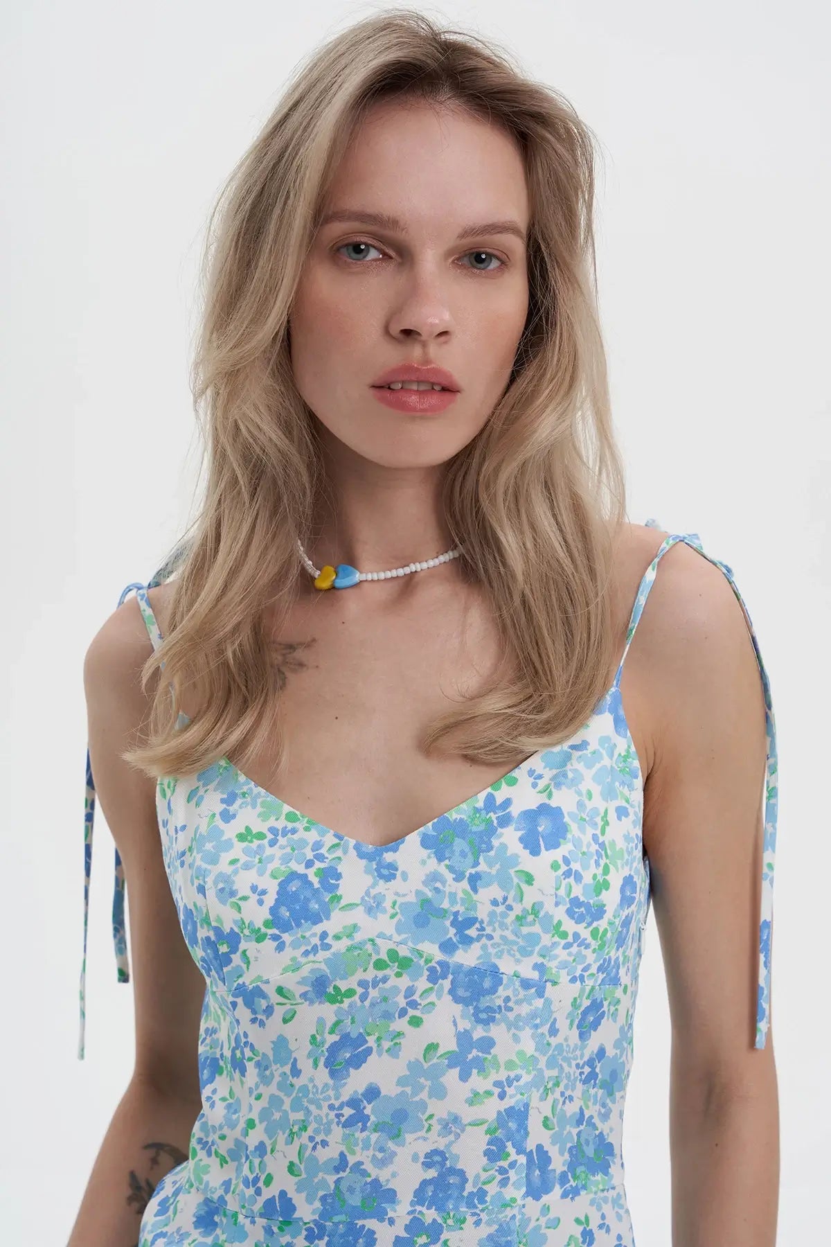 MILKY MIDI SUNDRESS