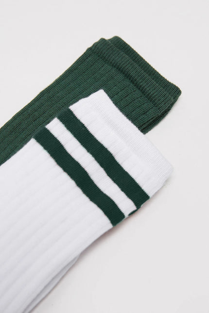 Set of high socks (2 pairs)