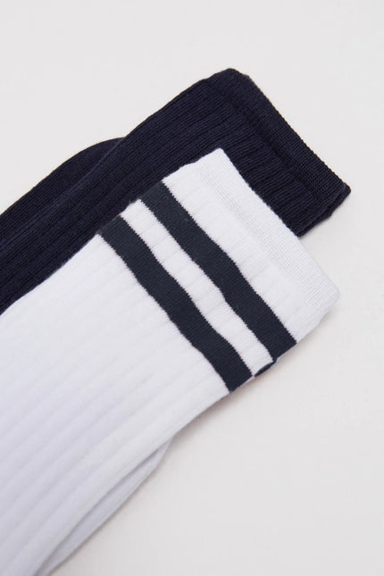 Set of high socks (2 pairs)