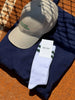 Beige twill baseball cap 