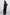Black satin trousers with pleats
