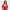 Red knit bodysuit with a round neckline