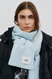 Knitted wool scarf