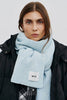 Knitted wool scarf