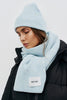 Knitted wool scarf