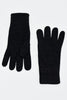 Knitted mittens with wool