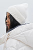 Cashmere knitted beanie hat