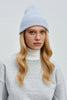 Cashmere knitted beanie hat