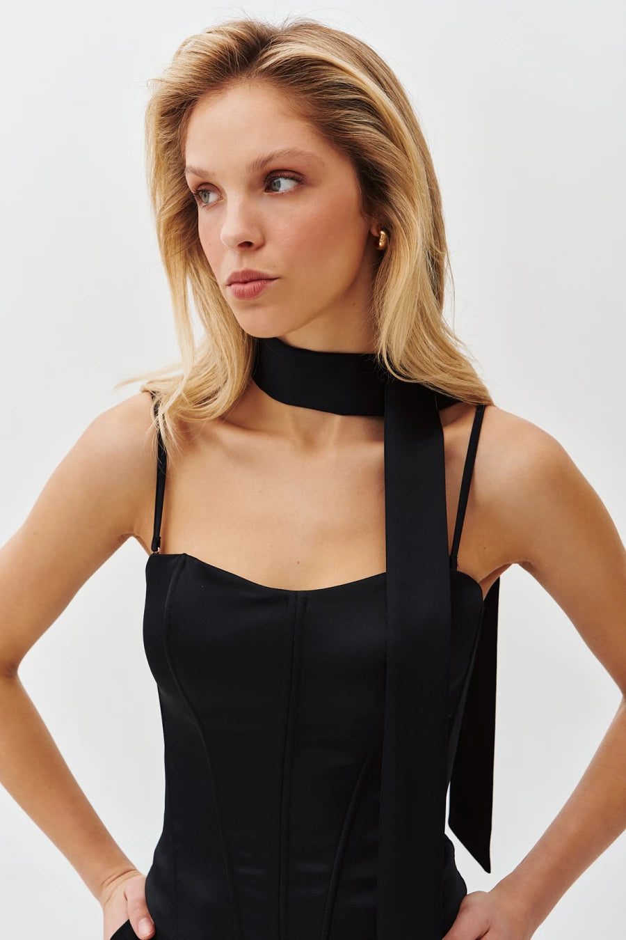 Satin scarf