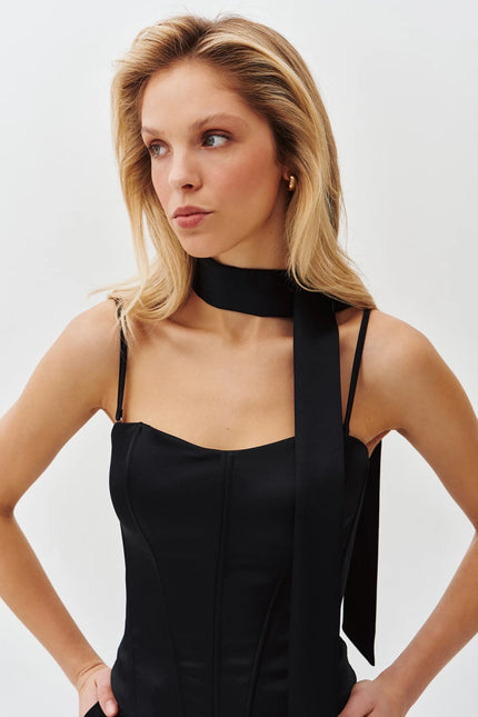 Satin scarf