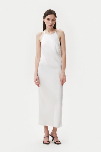 SLIP SATIN DRESS