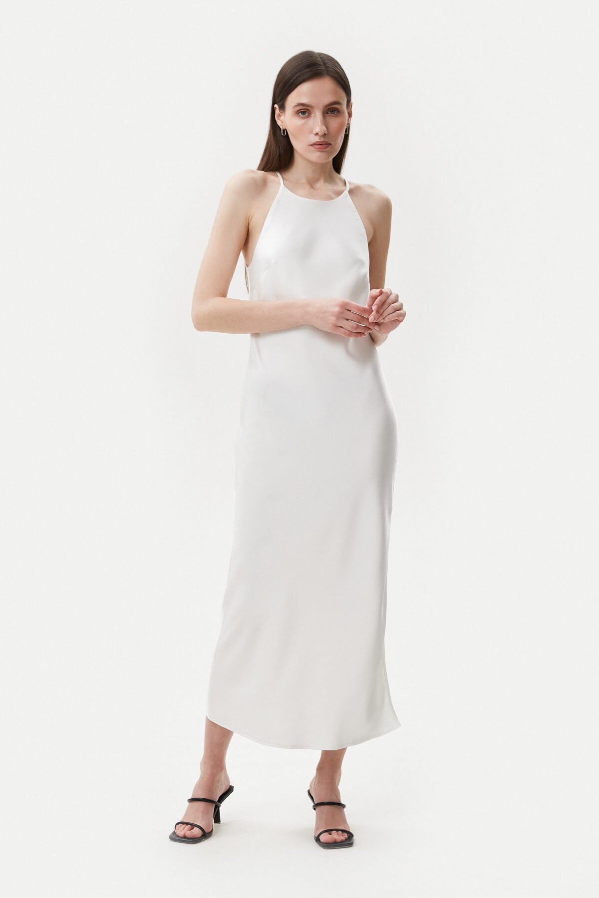 SLIP SATIN DRESS