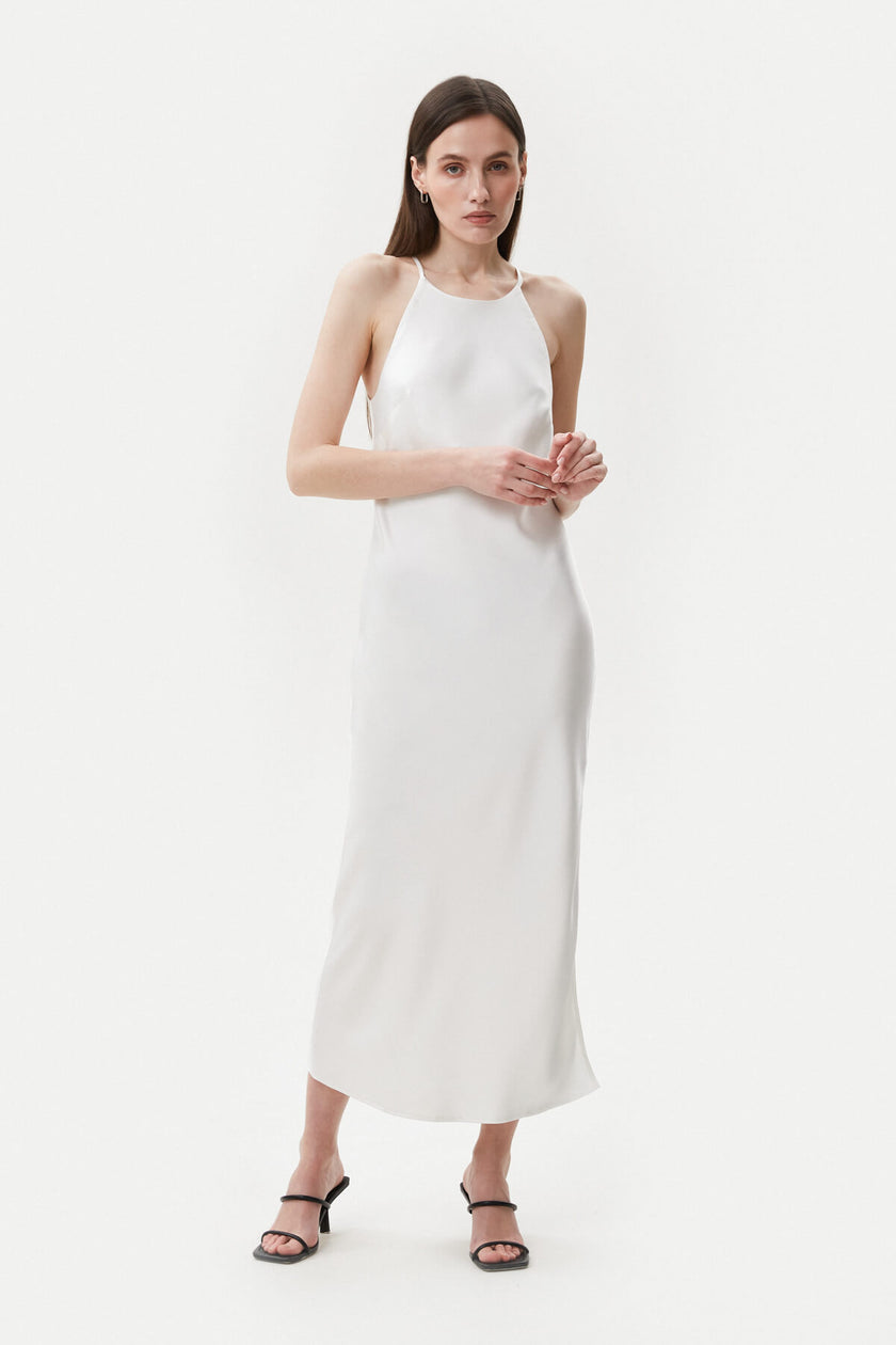 SLIP SATIN DRESS