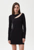 DRESS WITH A SHOULDER CUT OUT