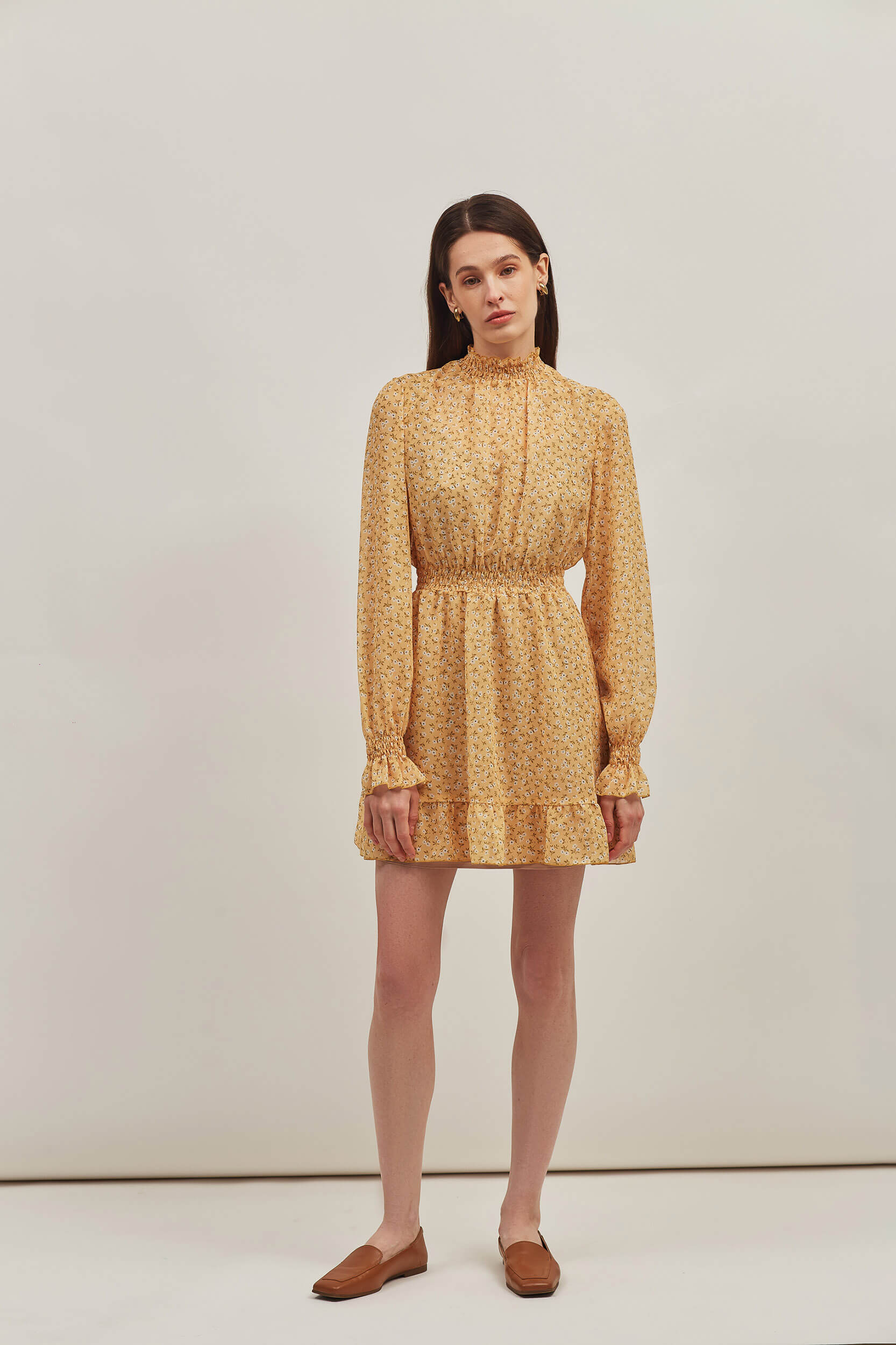 WAIST-FITTED MINI DRESS