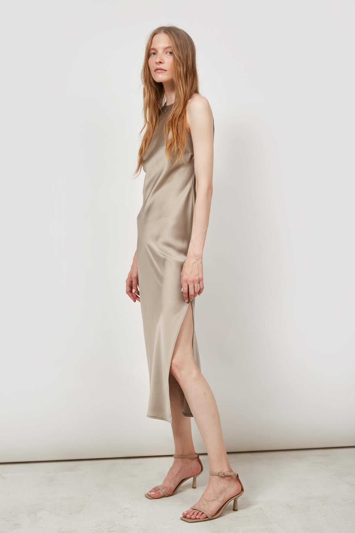 SLIP SATIN DRESS