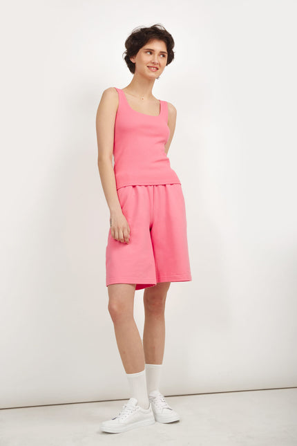 LONGLINE KNIT SHORTS