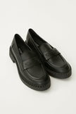 LOAFERS ON A MASSIVE SOLE MADE OF GENUINE LEATHER