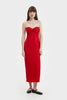 ELONGATED MIDI BUSTIER DRESS