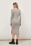 KNIT MIDI DRESS