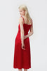 MIDI DRESS WITH LEG SLIT