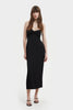 ELONGATED MIDI BUSTIER DRESS
