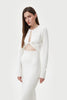 MIDI DRESS WITH CUT OUTS