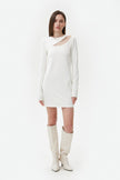 DRESS WITH A SHOULDER CUT OUT