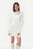 DRESS WITH A SHOULDER CUT OUT