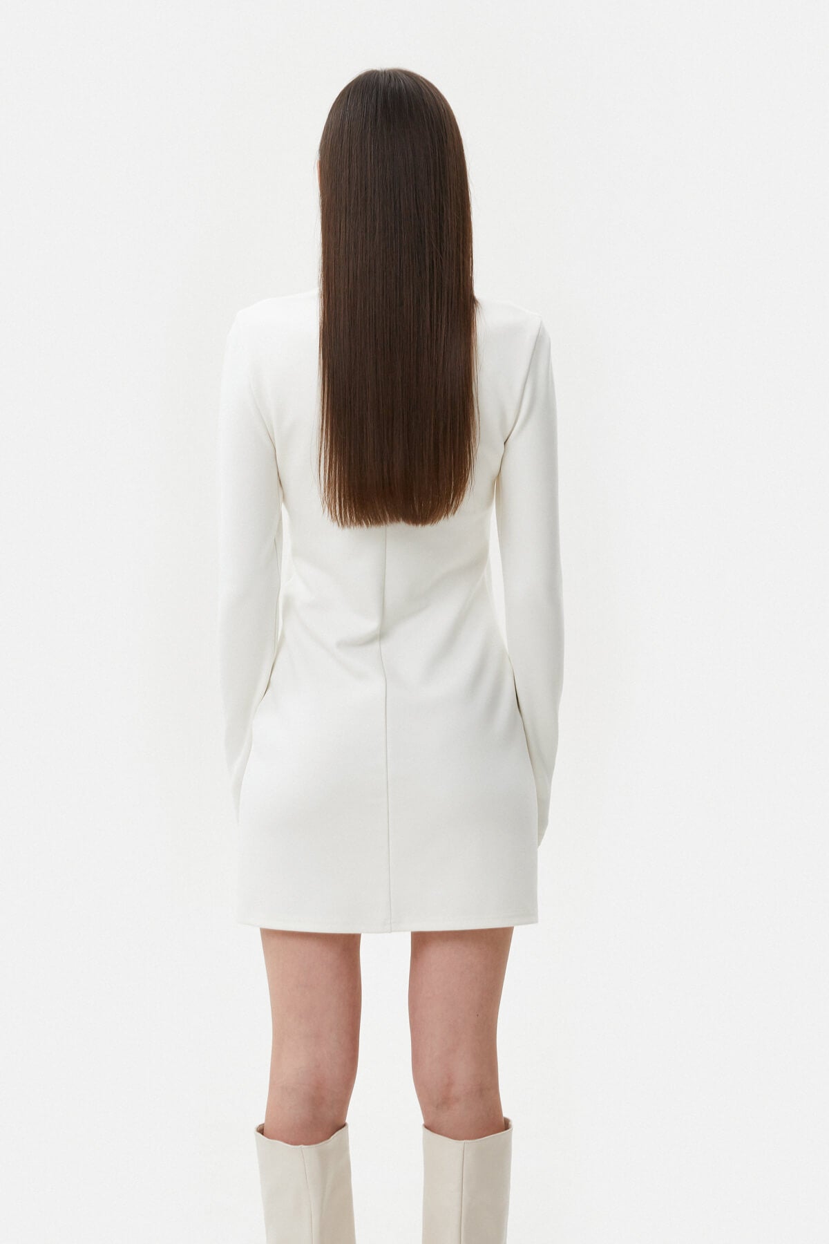DRESS WITH A SHOULDER CUT OUT