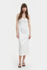 ELONGATED MIDI BUSTIER DRESS
