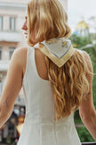 Artificial silk scarf 
